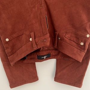 NWOT 7 For All Mankind faux suede pants